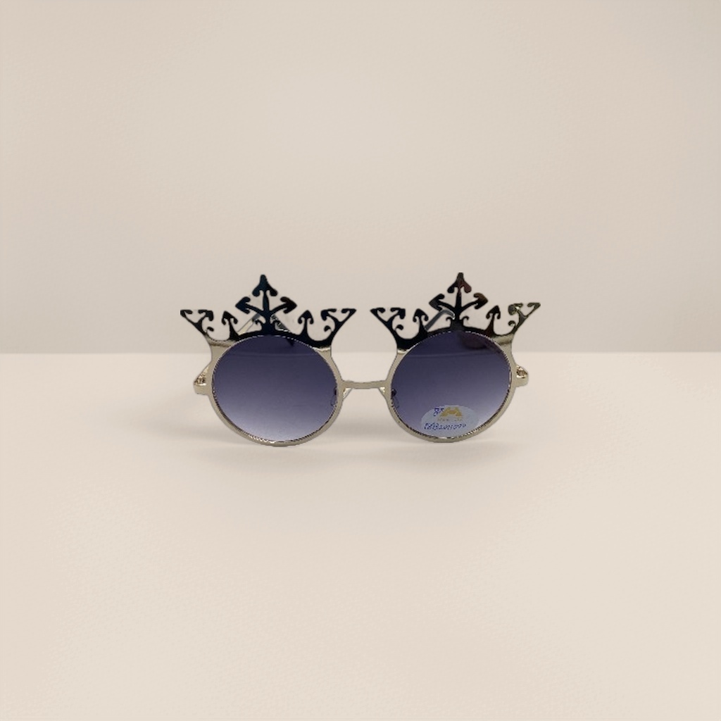 Golden-framed crown-shaped sunglasses, fashionable UV-resistant polarized sunglasses Specification image