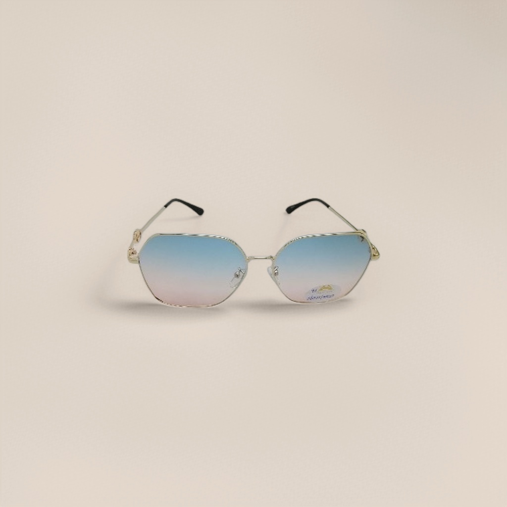 Golden-framed gradient lens sunglasses, lightweight TR90 material outdoor sun protection polarizing glasses Application Scenario
