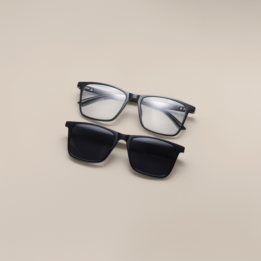 The black frame glasses are fashionable and lightweight. The TR90 material myopia frame can be matched with different degrees Application Scenario