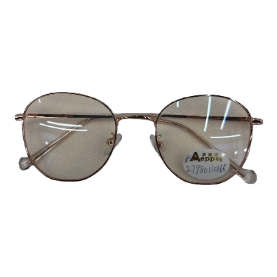 The golden thin-framed round glasses are fashionable and lightweight. The metal frames are suitable for both men and women Item Picture