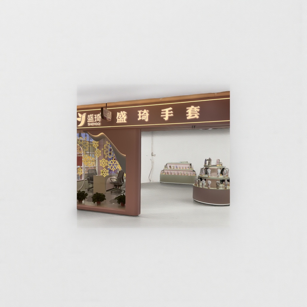 粉色展台专用手套 防滑耐磨加厚棉质展示道具配套用品