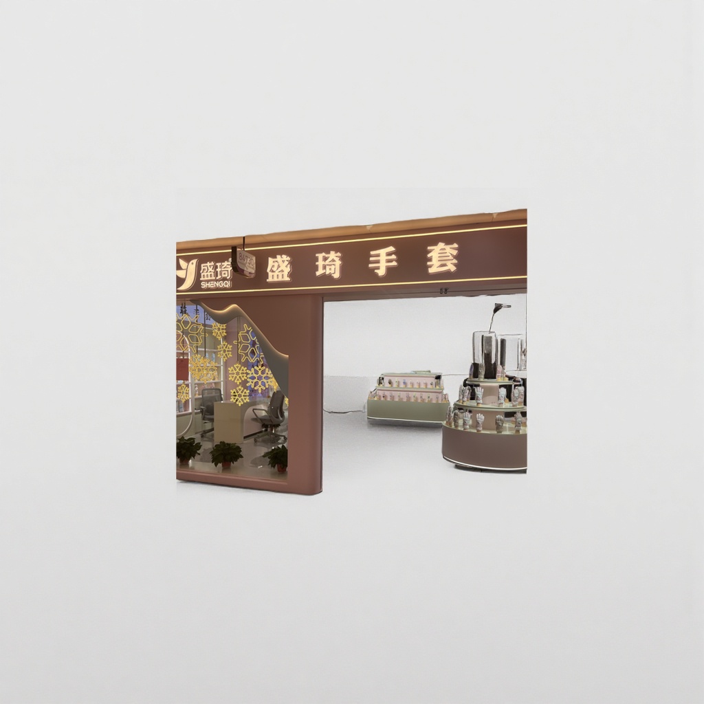 Pink exhibition stand special gloves, anti-slip and wear-resistant thickened cotton display prop accessories details Picture