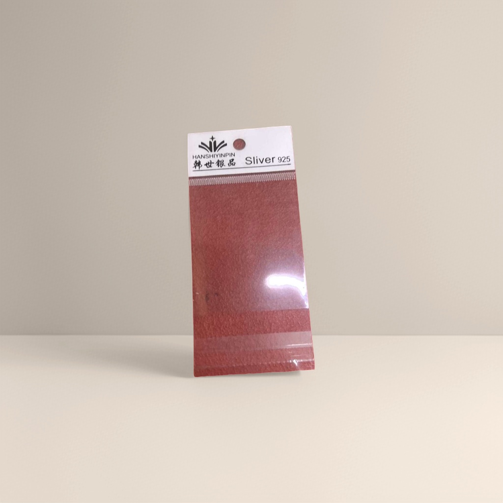 红色带孔塑料凳面配透明标签