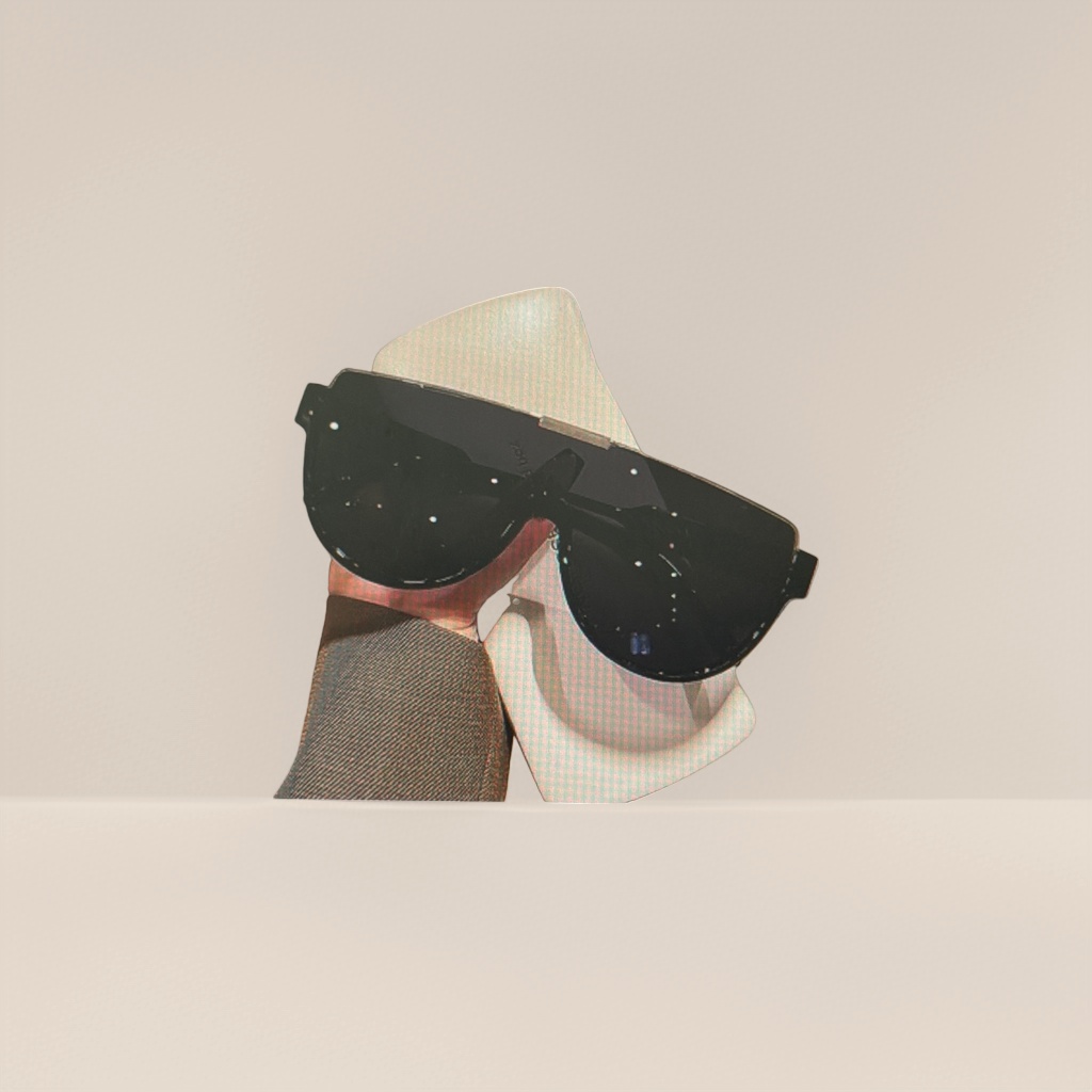 Black large-framed sunglasses are fashionable and versatile, with UV protection and polarized light Application Scenario