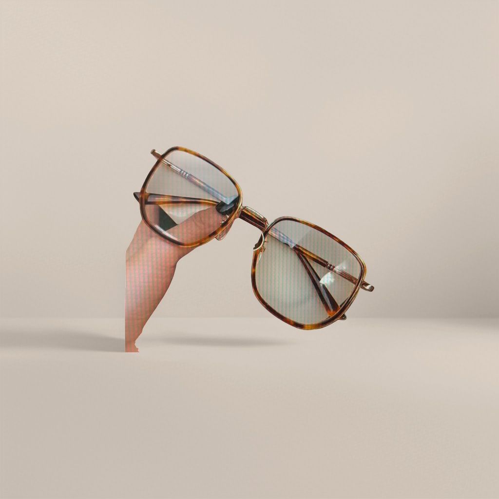 Tortoiseshell fashionable optical glasses, light, comfortable and anti-slip nose pads, suitable for both men and women details Picture