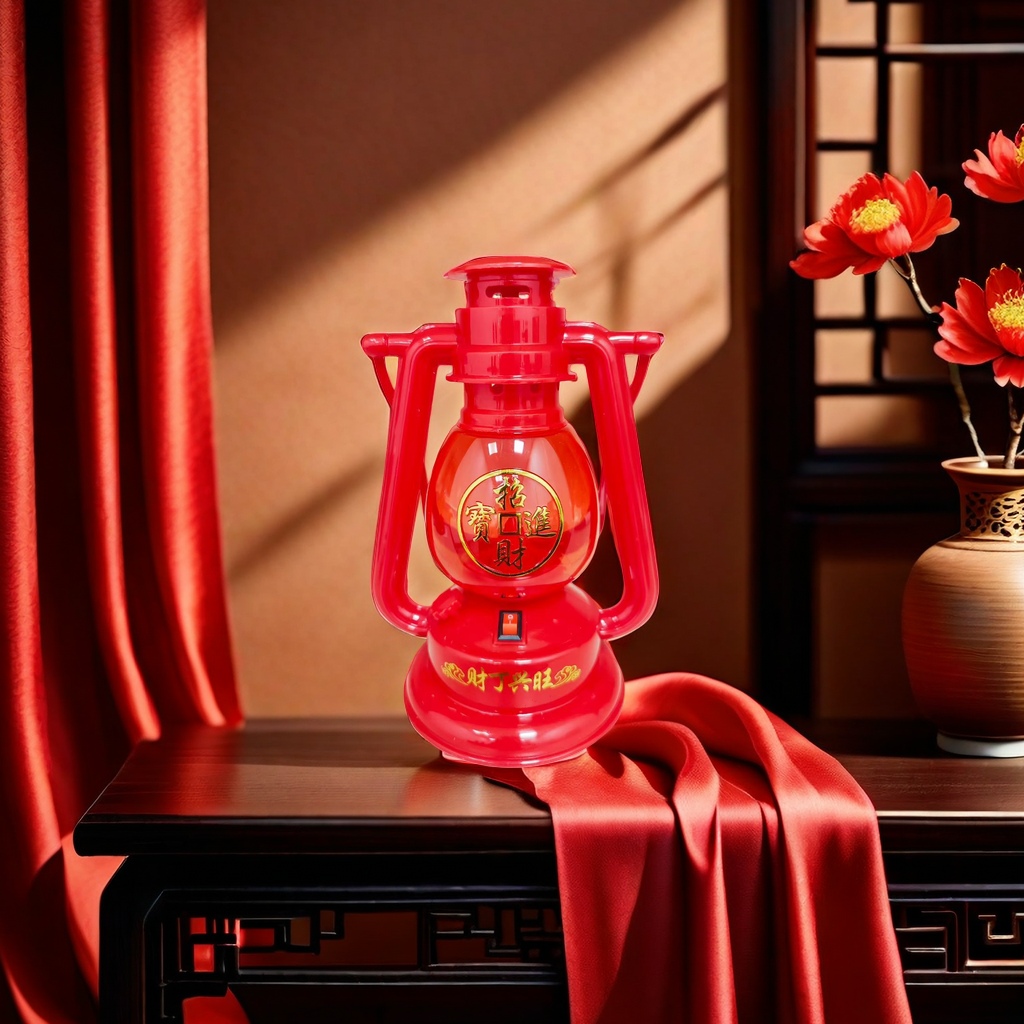 Red "double happiness" character lanterns, new Chinese-style wedding decorative pendants, indoor and outdoor festive atmosphere lights Application Scenario