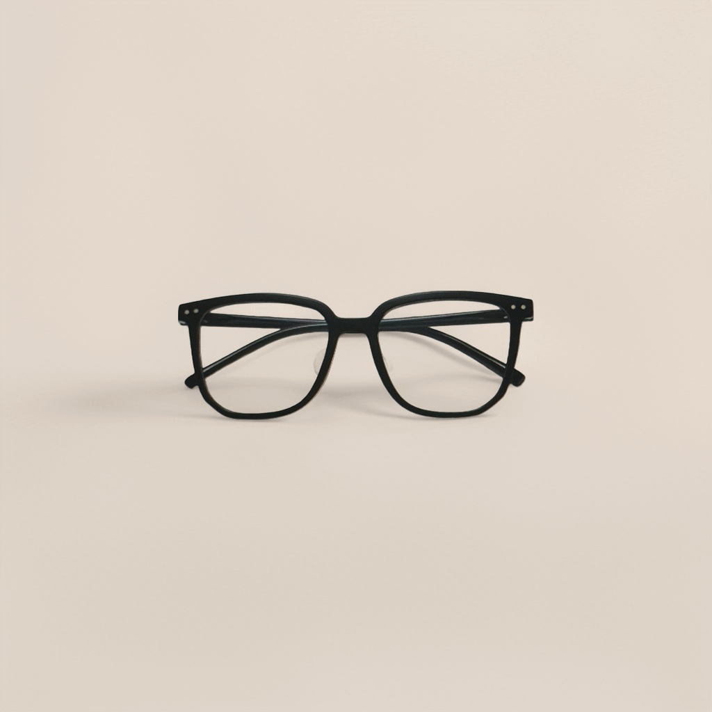 The black-framed glasses are fashionable, lightweight, and have a high degree of compatibility with the anti-blue light myopia frame Specification image