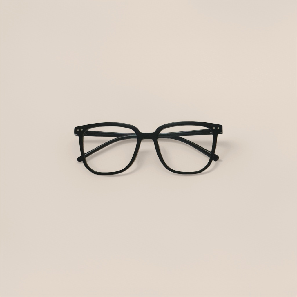The black-framed glasses are fashionable, lightweight, and have a high degree of compatibility with the anti-blue light myopia frame details Picture
