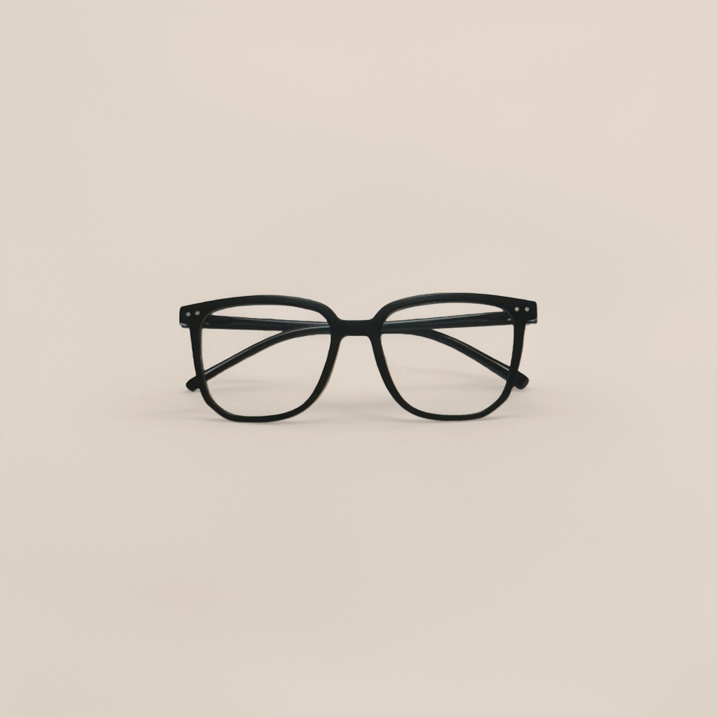 The black-framed glasses are fashionable, lightweight, and have a high degree of compatibility with the anti-blue light myopia frame Application Scenario