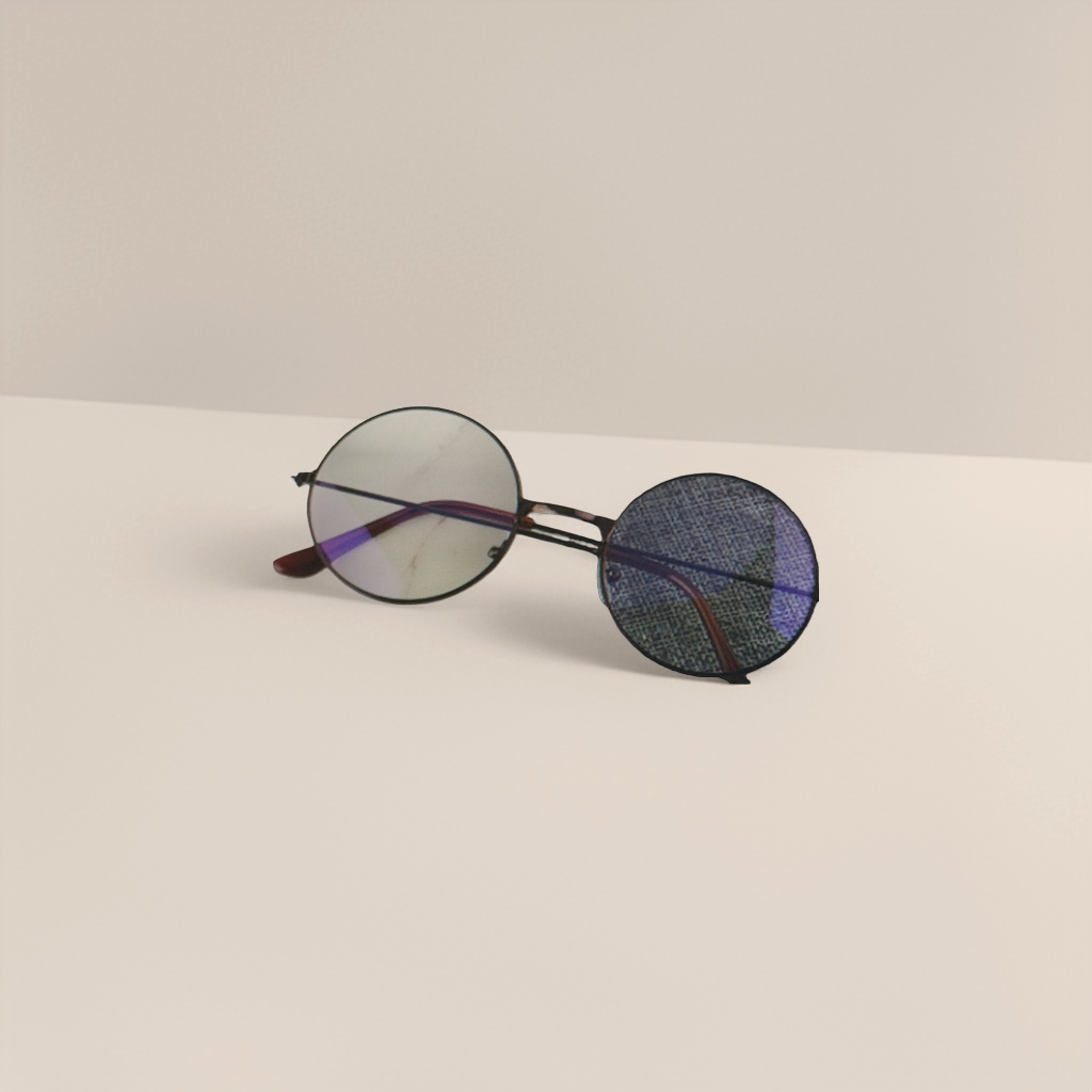 Black round-framed glasses, fashionable and retro metal frames, light and comfortable, unisex Application Scenario