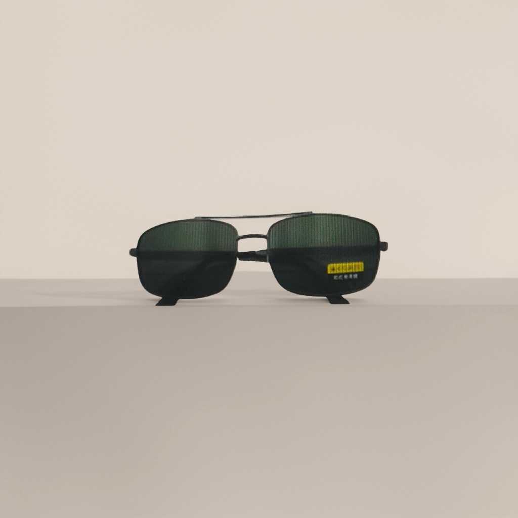 Black square sunglasses are fashionable and versatile, with UV protection and polarized light Application Scenario
