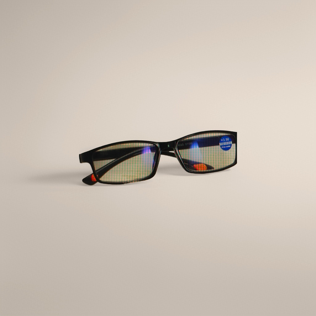 Black fashionable glasses are light, comfortable and anti-blue light, suitable for both men and women