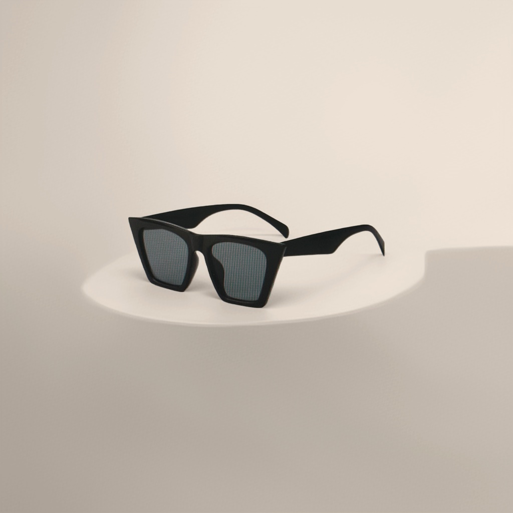 Black cat-eye sunglasses, fashionable and retro UV-resistant polarized sunglasses Application Scenario