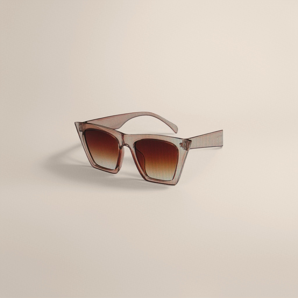 Brown gradient lens sunglasses, fashionable UV-resistant polarized sunglasses Application Scenario