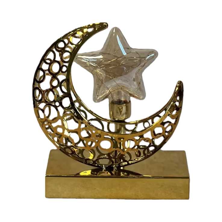SANCAI golden crescent star-shaped decorative items are creative home furnishings for the living room, bedroom and desktop Application Scenario