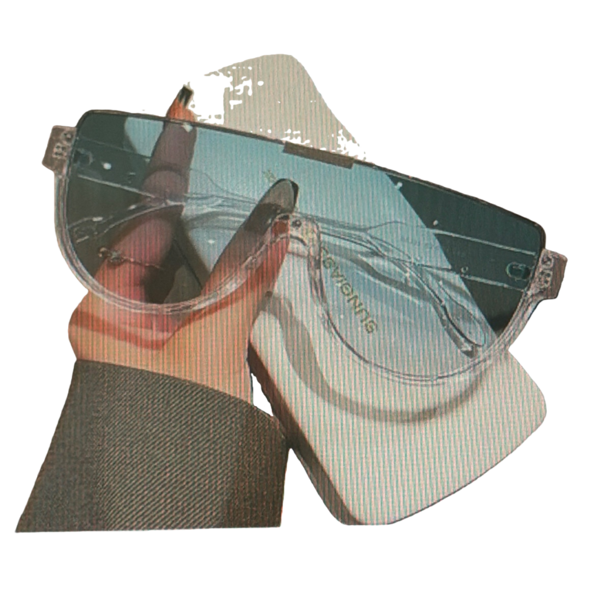 Transparent frame sunglasses are fashionable, lightweight and UV-resistant polarized sunglasses Item Picture