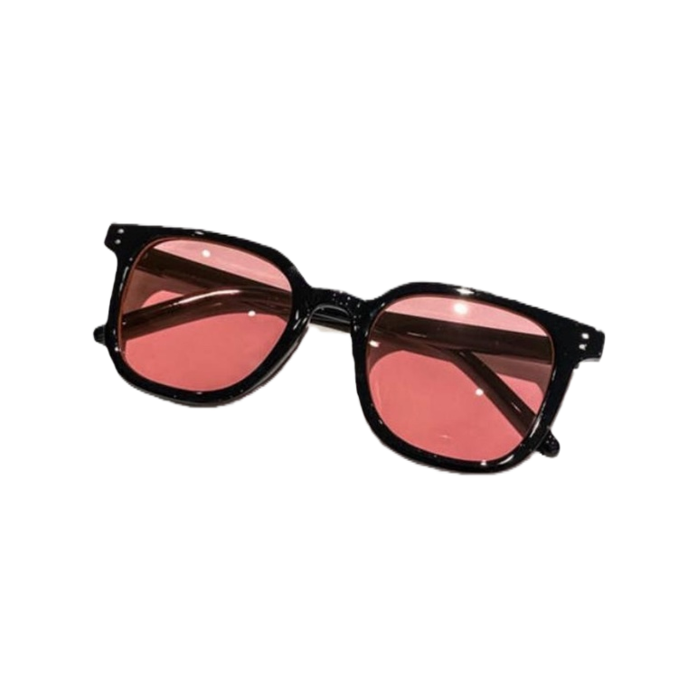 Black frame and red lens sunglasses are fashionable, polarized and UV-resistant, suitable for both men and women Item Picture