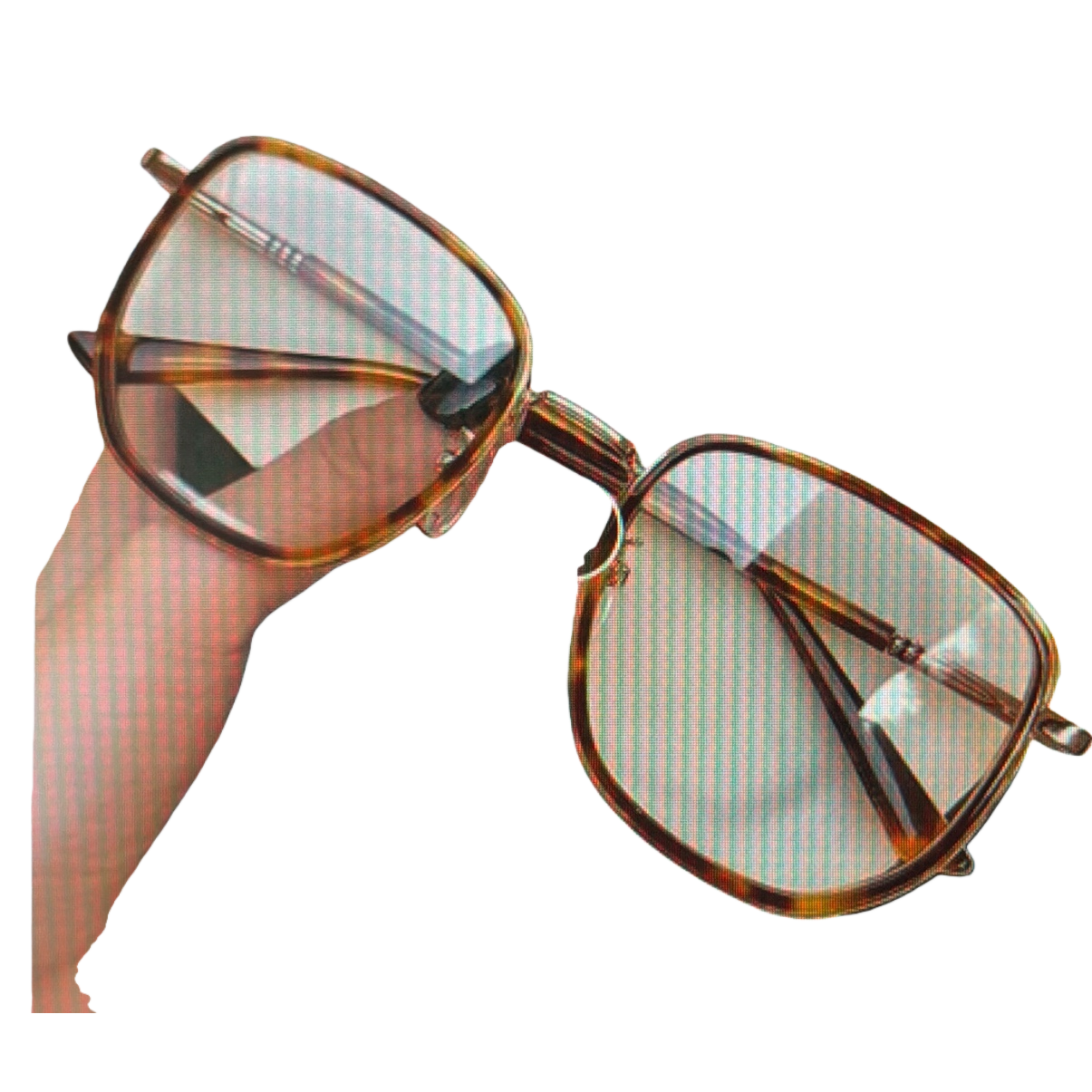 Tortoiseshell fashionable optical glasses, light, comfortable and anti-slip nose pads, suitable for both men and women Item Picture