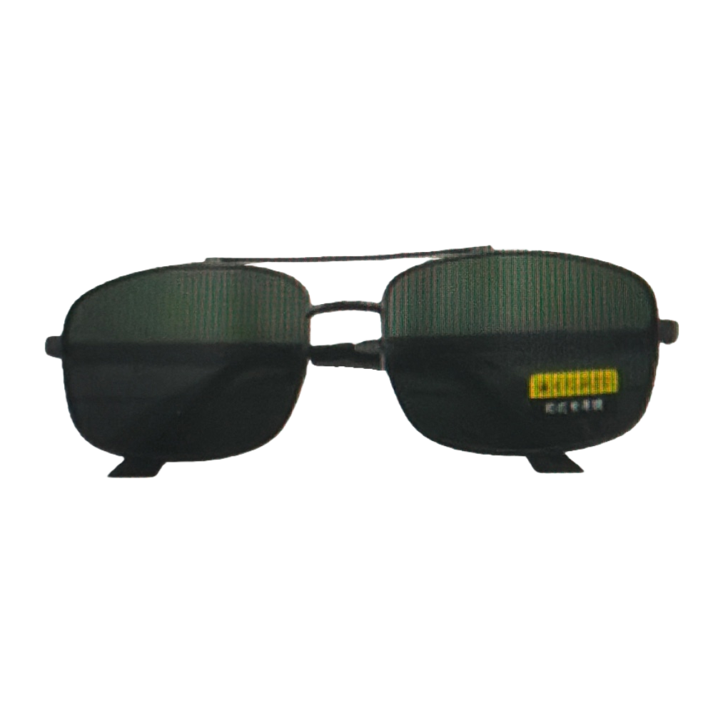 Black square sunglasses are fashionable and versatile, with UV protection and polarized light Item Picture