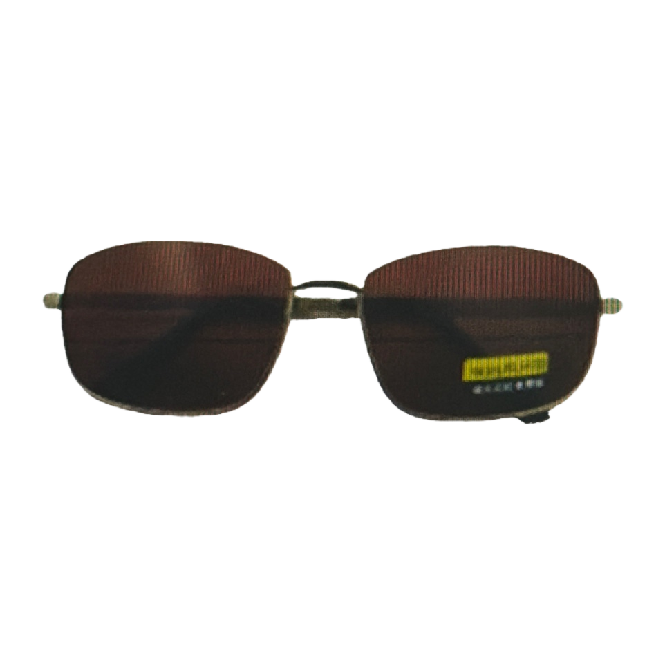 Brown square sunglasses are fashionable and versatile, with UV protection and polarized light Item Picture