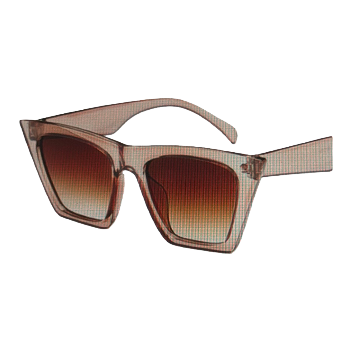 Brown gradient lens sunglasses, fashionable UV-resistant polarized sunglasses Item Picture