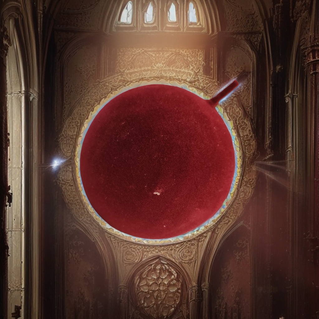 A wine-red velvet spherical decorative item, a creative gift for home soft furnishings Specification image