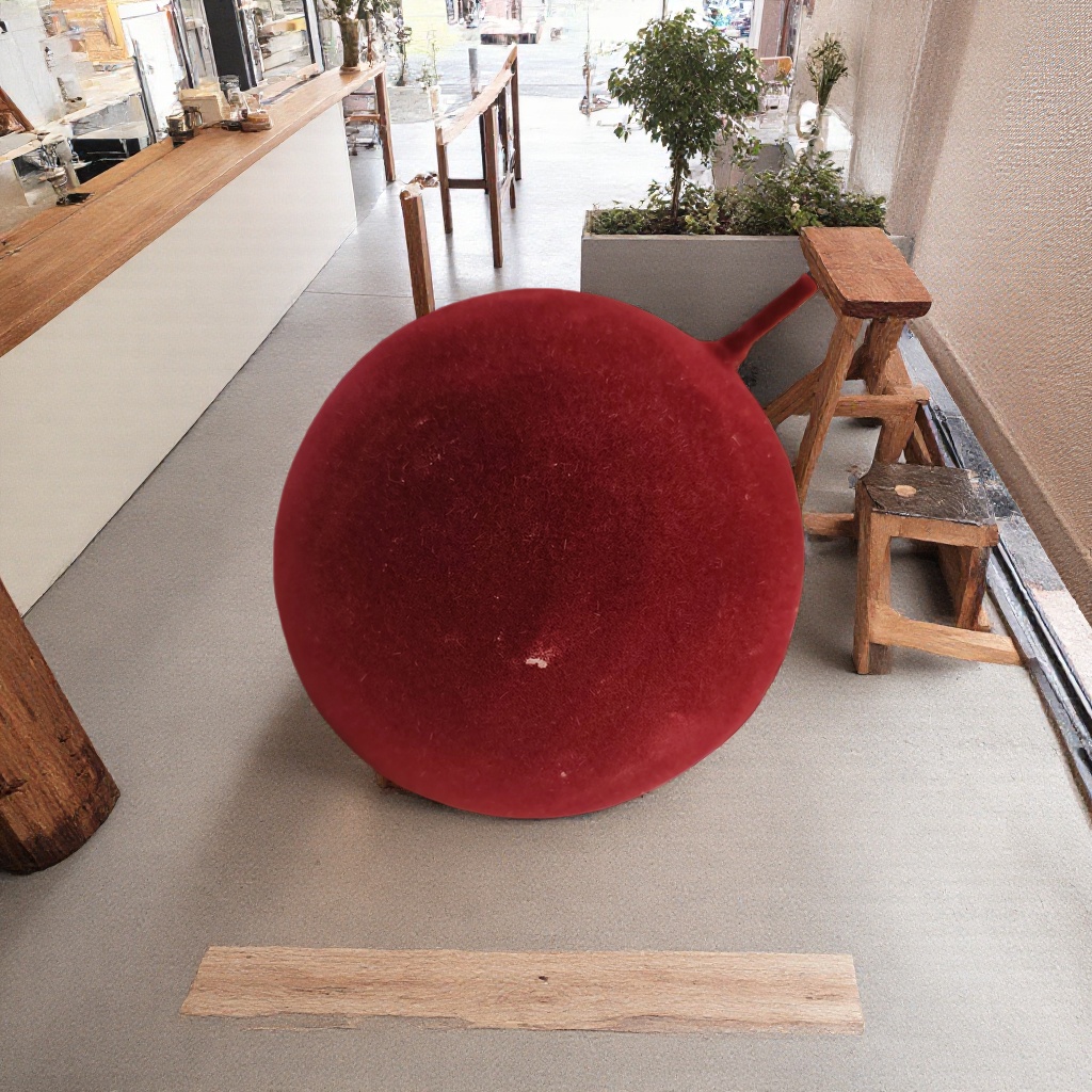 Red plush ball decorative pendant for the New Year and Spring Festival home atmosphere plush ball