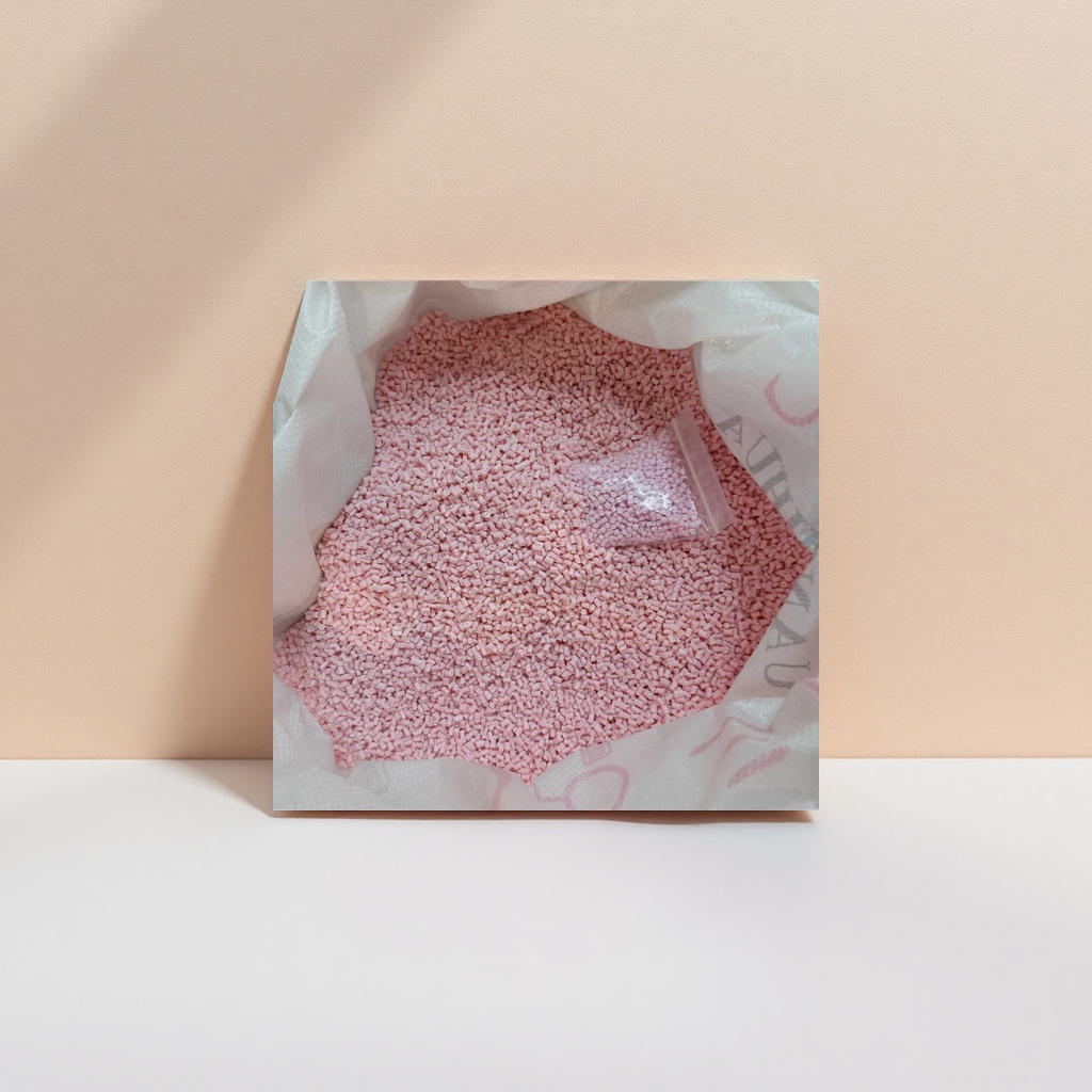 Pink granular plastic particles, industrial-grade PP polypropylene raw material, general injection molding filler Application Scenario