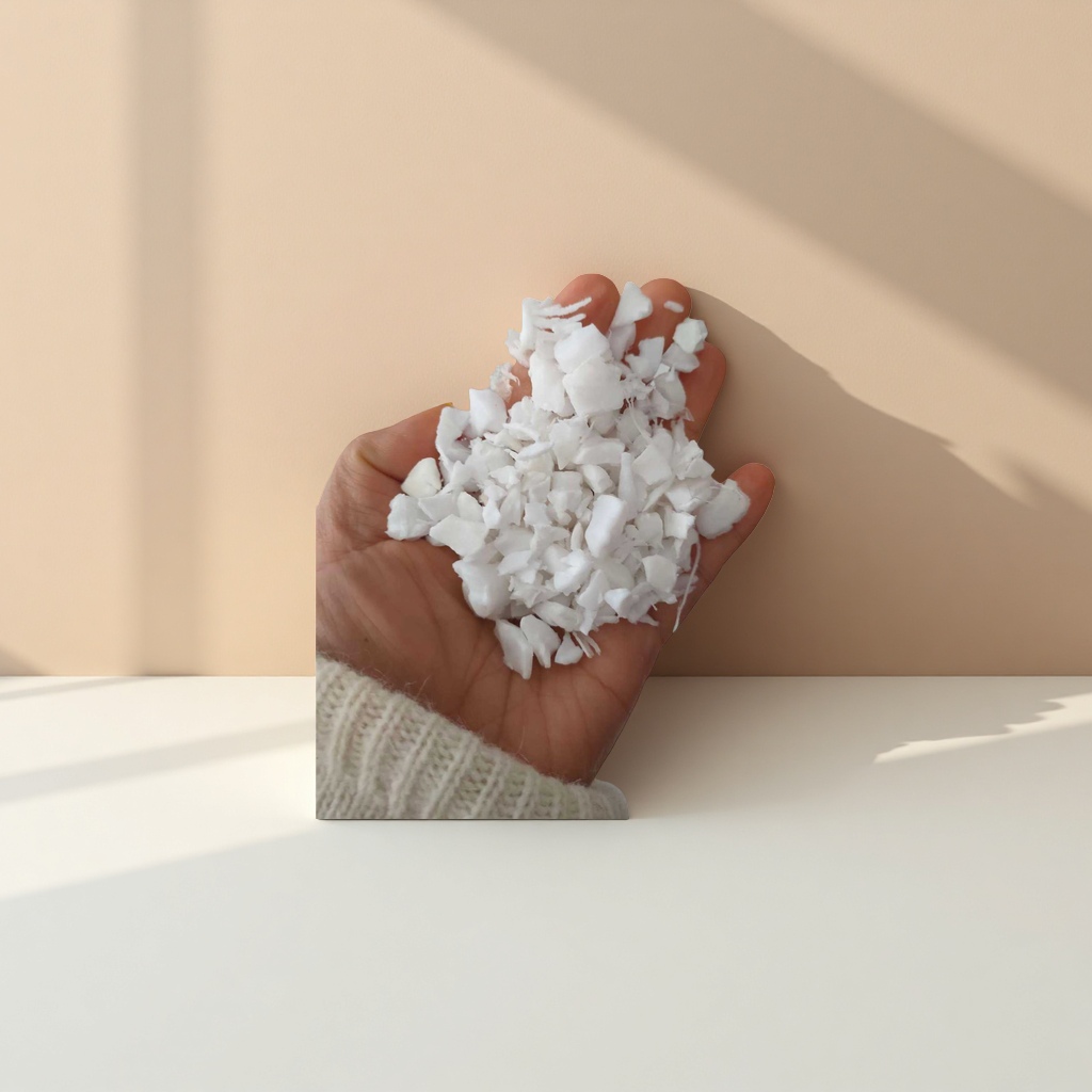 White flaky granular hand cleansing and exfoliating granules Specification image