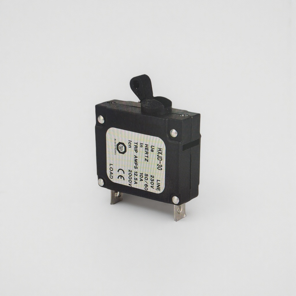 مفاتيح تبديل الهواء DZ47 DP 20A المزودة بأجهزة أقفال كهربائية سوداء محمولة في المنزل Specification image