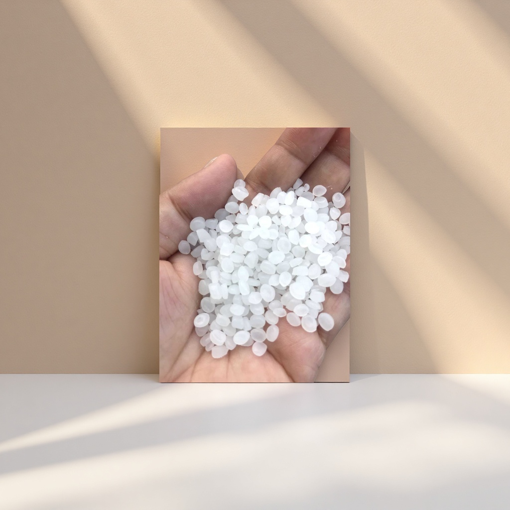 White granular plastic particles, industrial-grade PP polypropylene raw material, 25kg bags Application Scenario