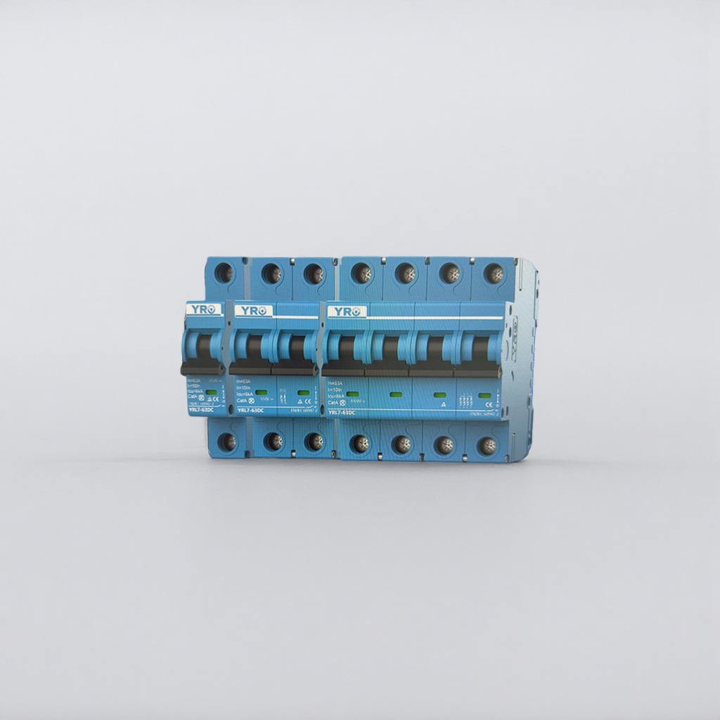 Blue miniature circuit breaker 2P D type 16A overload and short-circuit protection, specially designed for household distribution boxes details Picture