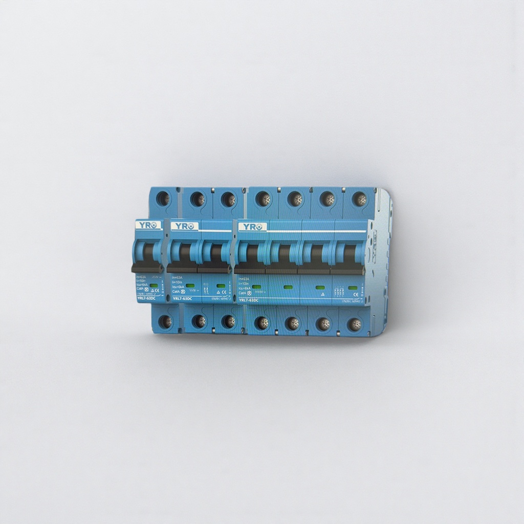 Blue miniature circuit breaker 2P D type 16A overload and short-circuit protection, specially designed for household distribution boxes