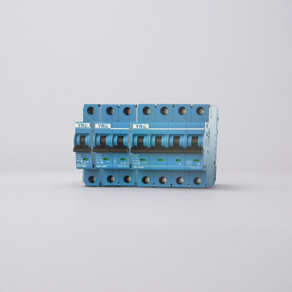 Blue miniature circuit breaker 2P D type 16A overload and short-circuit protection, specially designed for household distribution boxes Application Scenario