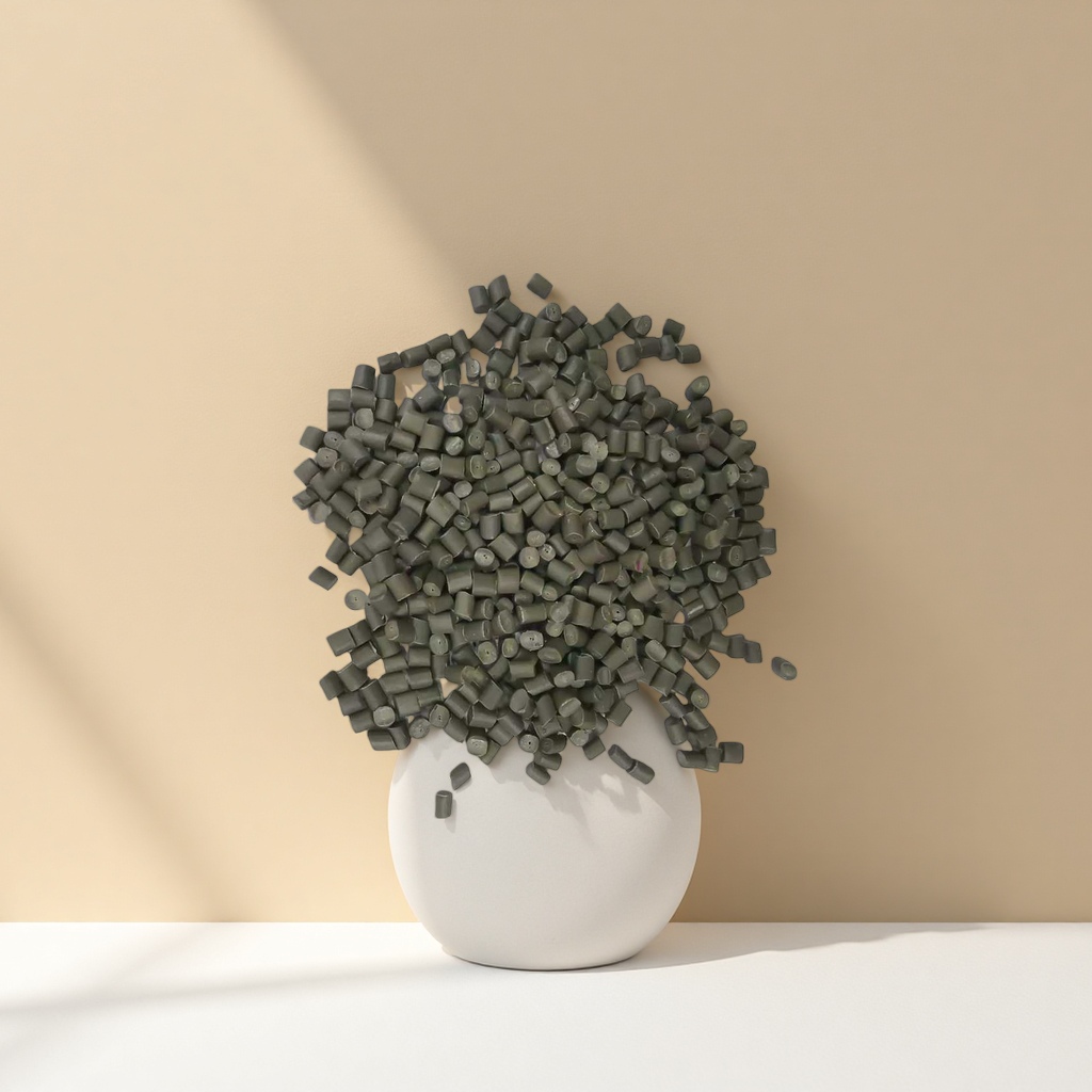 Grey granular plastic particles, industrial-grade PP polypropylene raw material, 25kg per bag Application Scenario