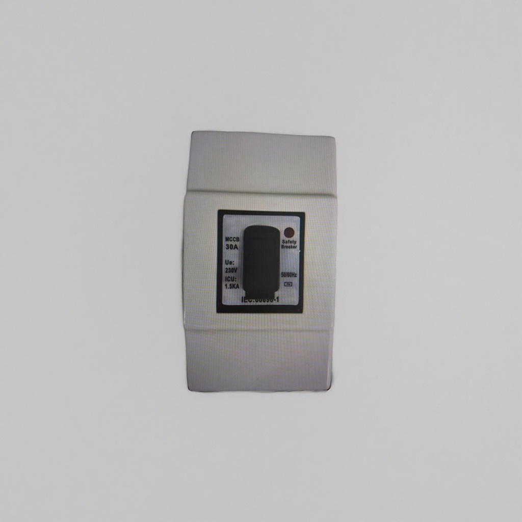 Household 2P 40A silver-gray leakage circuit breaker for overload and short-circuit protection Specification image
