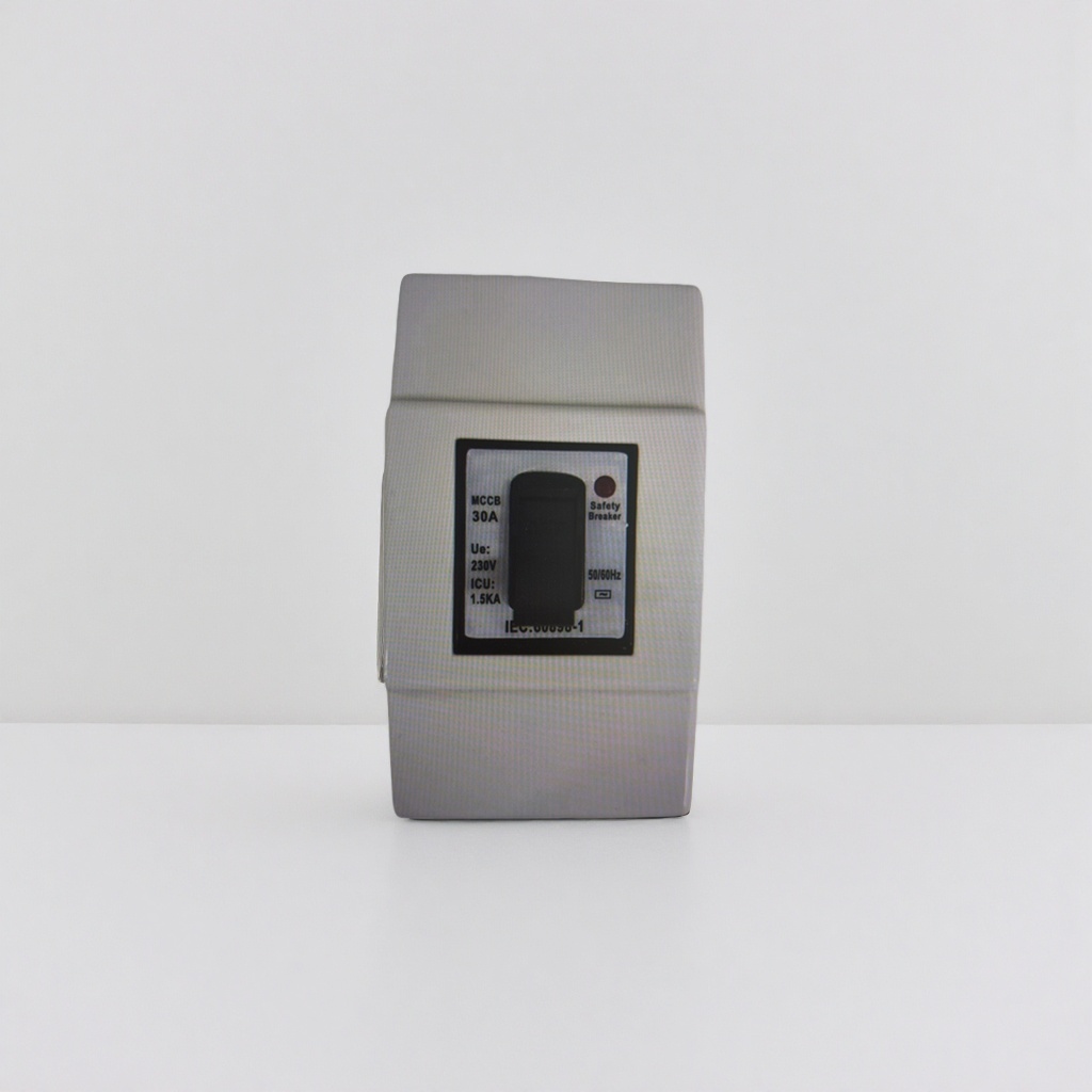 Household 2P 40A silver-gray leakage circuit breaker for overload and short-circuit protection Application Scenario