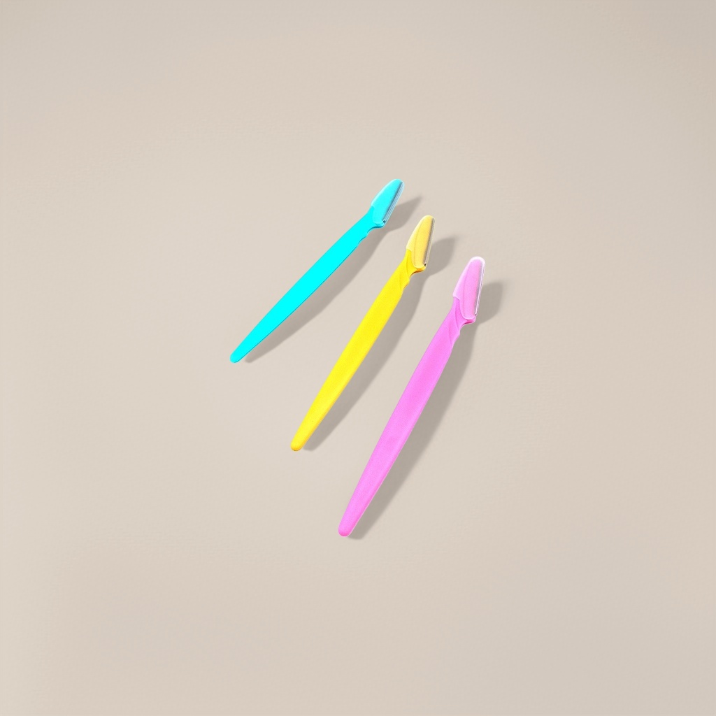 Colorful eyebrow trimmer, fine double-edged portable eyebrow trimmer Specification image