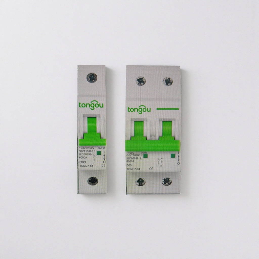Green circuit breaker, household overload and short circuit protection, leakage switch, air switch