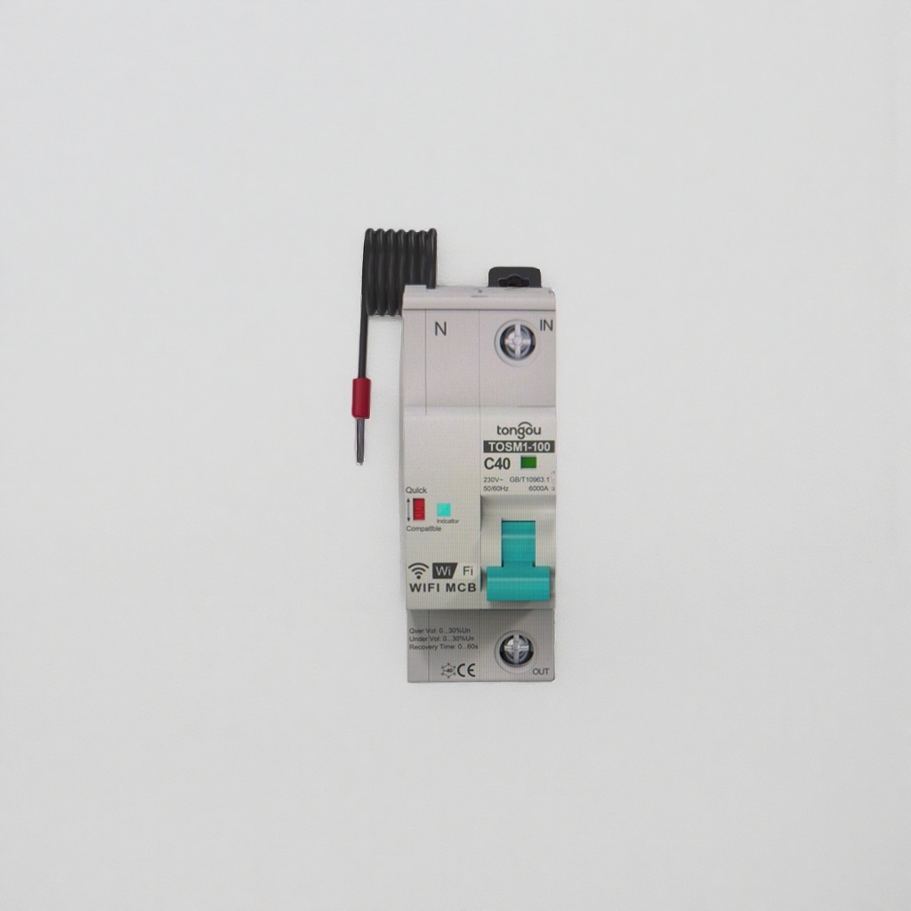 The white WiFi circuit breaker is intelligently remotely controlled for home overload protection, leakage power-off and automatic reset Application Scenario