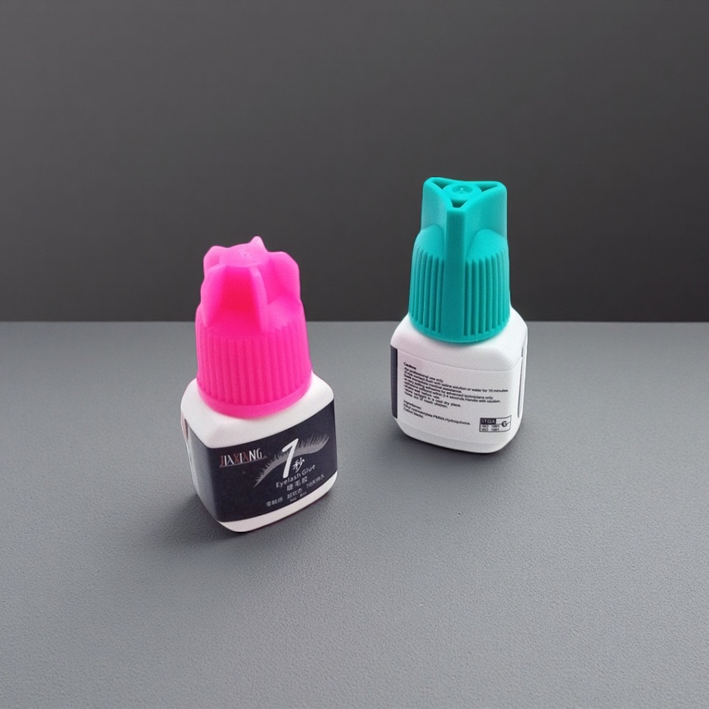 Pink and cyan bottle cap jelly glue, transparent and washable, children's safe handmade glue Application Scenario