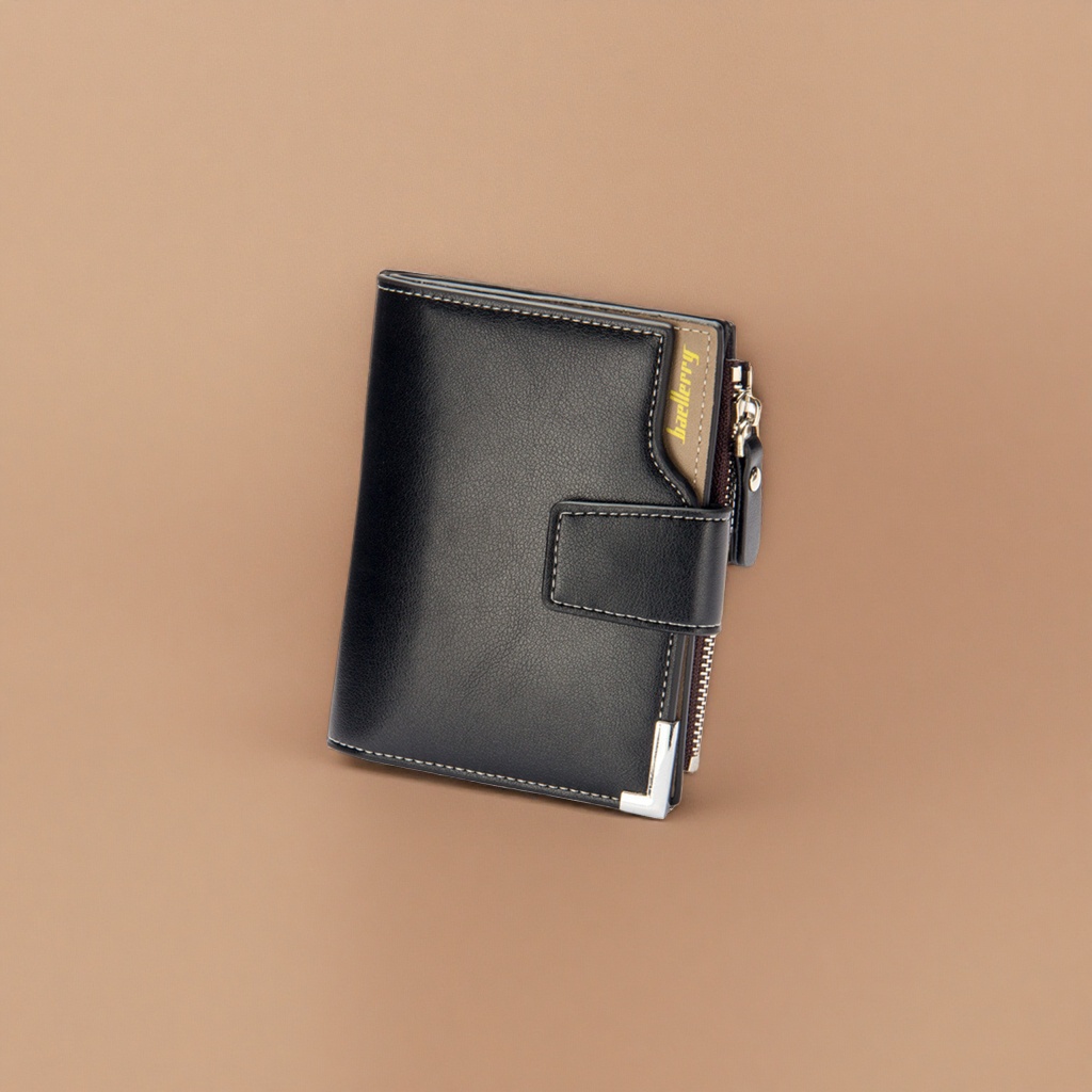 Черные кожаные сумочки для мужчин с длинными кожаными карманами Specification image