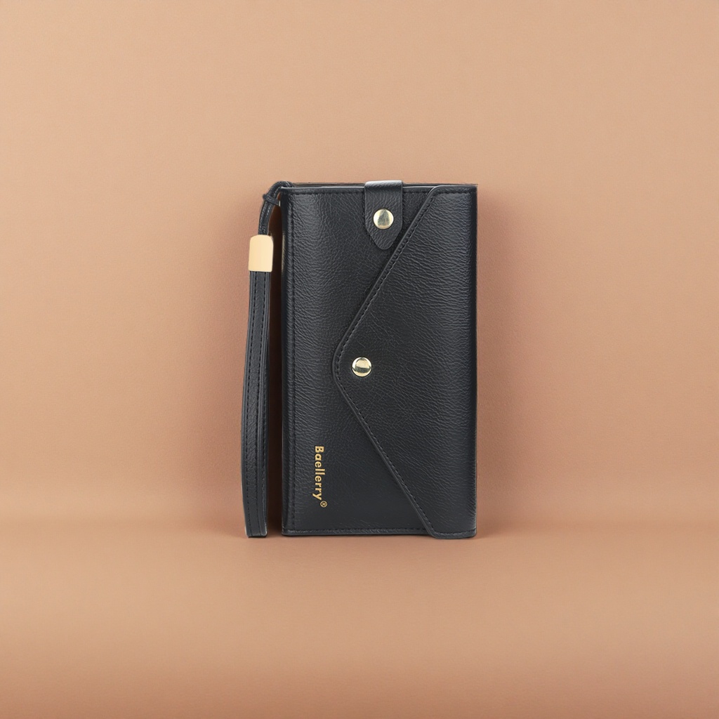 هاتف أسود جلدي محفظة متعددة السعرات الحرارية خفيفة الوزن Specification image