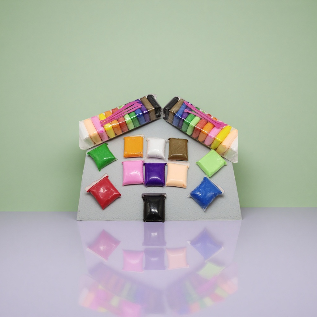 Colorful plasticine food-grade raw material children's handmade creative shaping set Specification image