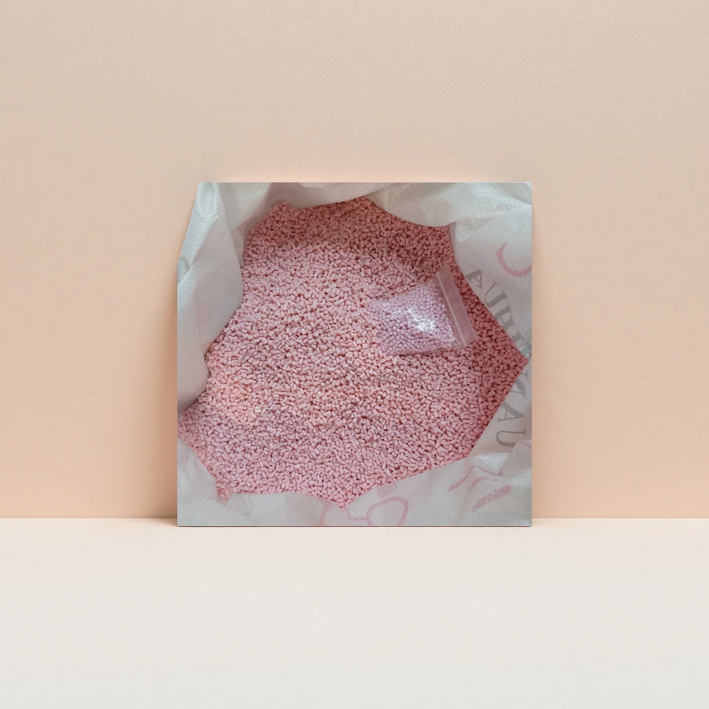 Pink granular plastic particle industrial-grade PPPE raw material general-purpose injection molding filler Specification image