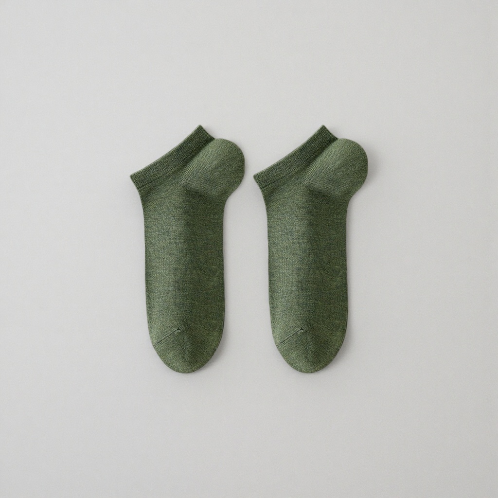 Green bamboo fiber socks are breathable, moisture-absorbent and antibacterial, suitable for both men and women Specification image