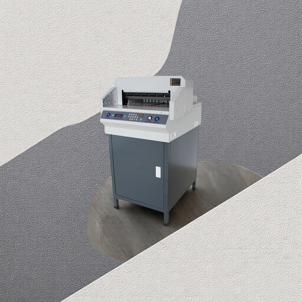 White paper cutter, manual office paper cutter, A4 paper dedicated paper cutter, desktop practical tool Specification image