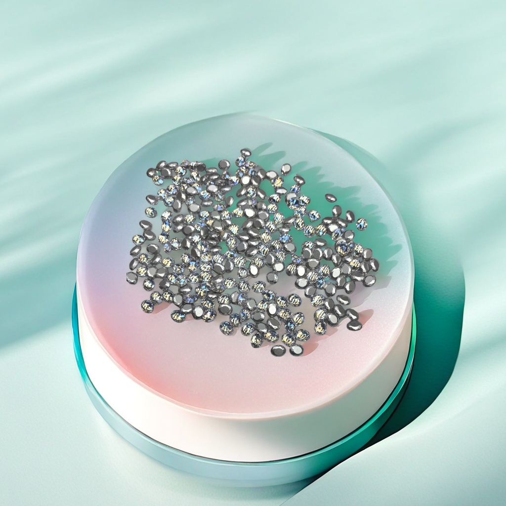Silver sequined diamond decorative items, shiny and fashionable accessories, multi-purpose DIY handcrafted materials
