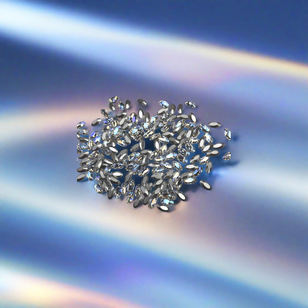 Silver rhinestone hair accessory, Korean version shiny crystal headwear, versatile accessory details Picture