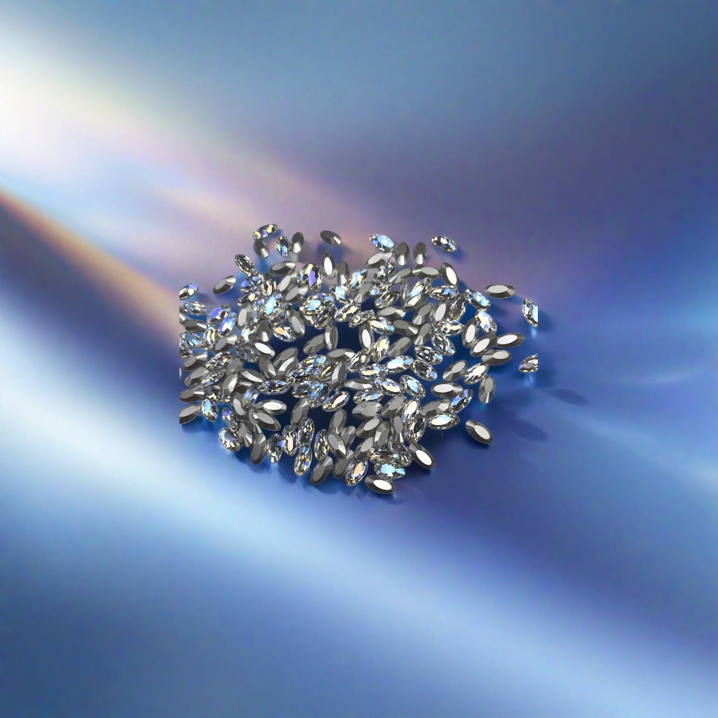 Silver rhinestone hair accessory, Korean version shiny crystal headwear, versatile accessory Specification image
